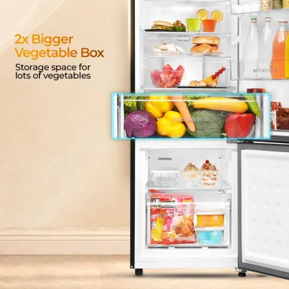 Haier HEB-242EGSA-P 237 L 2 Star Double Door Refrigerator