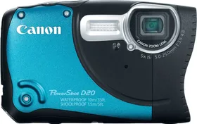 Canon PowerShot D20 12.1 MP GPS Tracking CMOS Waterproof Digital Camera