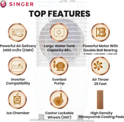 Singer Aero Ultima HC 48 L Desert Air Cooler