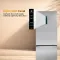 Haier HEB-333DSA-P 325 L 3 Star Double Door Refrigerator