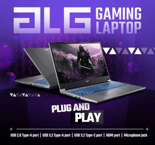 Acer 15 ALG ‎AL15G-53 Gaming Laptop (13th Gen Intel Core i7/ 16GB/ 1TB SSD/ Win11/ 6GB RTX 3050 Graphics)