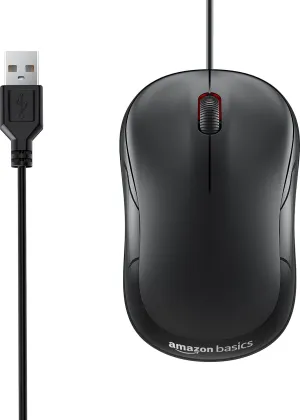 AmazonBasics ‎ABIM05 Wired Optical Mouse - image 2