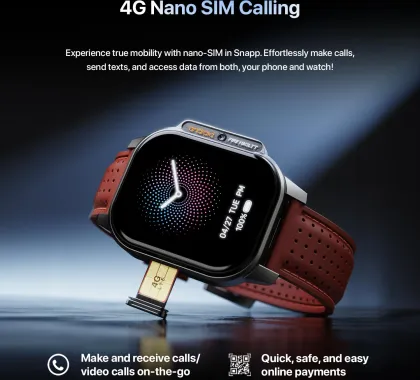 Fire Boltt Snapp 4G Smartwatch