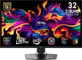 MSI MAG 322UP QD-OLED  E16 32 inch Ultra HD 4K Gaming Monitor