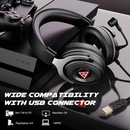 EKSA E900 Plus Wired Gaming Headphones