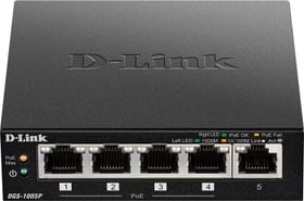 D-Link DGS-1005P 5-Port Gigabit Unmanaged Switch