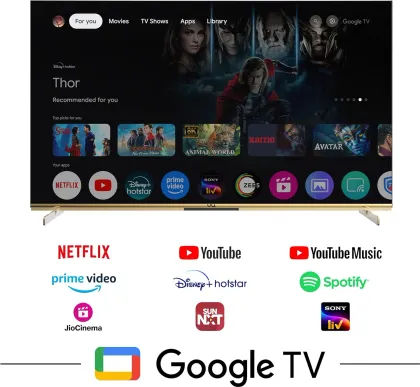 Vu Masterpiece Frame Series 2025 55 inch Ultra HD 4K Smart QLED TV (55MASTERPIECE)