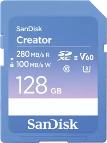 SanDisk Creator 128GB SD UHS-II Memory Card