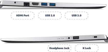 Acer Aspire 3 A315-58 Laptop (11th Gen Core i5/ 8GB/ 1TB 256GB SSD/ Win10 Home)