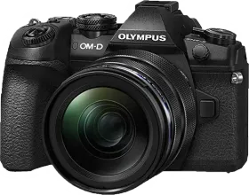 OLYMPUS OM-D E-M1 Mark II 20.4MP Mirrorless Camera with 12-40mm Lens F/2.8 Macro Lens