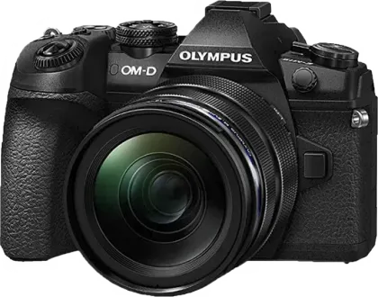 OLYMPUS OM-D E-M1 Mark II 20.4MP Mirrorless Camera with 12-40mm Lens F/2.8 Macro Lens