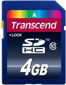 Transcend SDHC10 Premium 4GB Class 10 Memory Card