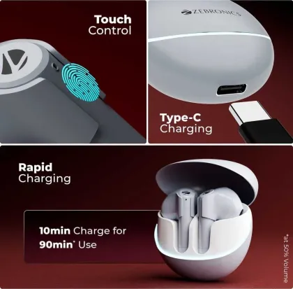 Zebronics Zeb-Pods Zi12 True Wireless Earbuds