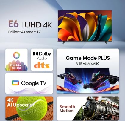 Hisense E6N 55 inch Ultra HD 4K Smart LED TV (55E6N)