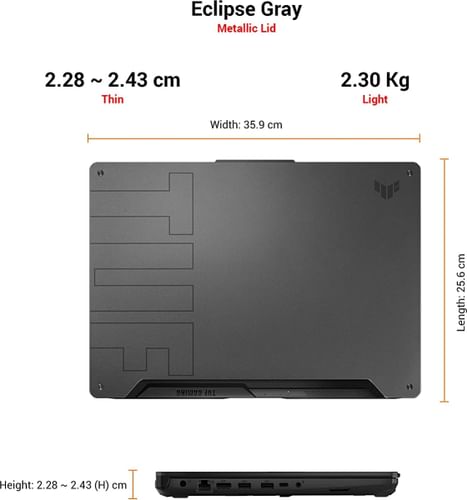 Asus TUF Gaming F15 FX566HCB-HN229T Gaming Laptop (11th Gen Core i5/ 8GB/ 512GB SSD/ Win10/ 4GB Graph)