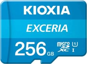 Kioxia Exceria 256GB Micro SDXC UHS-1 Class 10 Memory Card