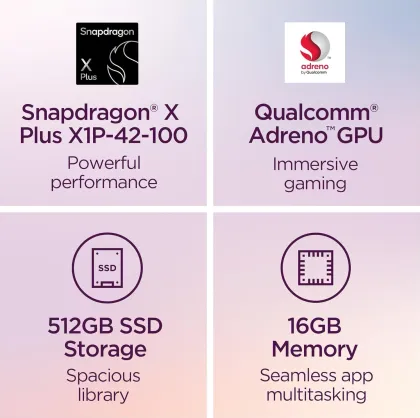 Lenovo IdeaPad 5X 14Q8X9 83GH0001US 2-in-1 Laptop (Snapdragon X Plus/ 16GB/ 512GB SSD/ Win11 Home)