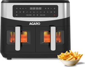 Agaro Imperial Dual Basket 4.5L Digital Air Fryer