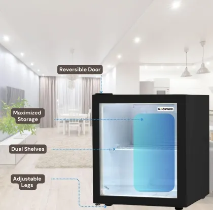 Rockwell FFP1063 47 L Single Glass Door Visi Cooler