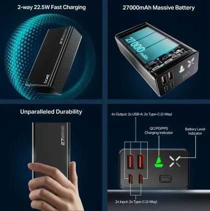 boAt EnergyShroom PB600 27000 mAh Power Bank - image 3