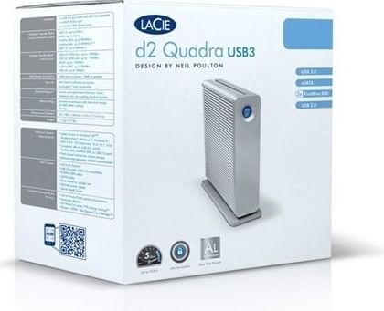 Lacie D2 Quadra USB 3.0 4TB External Hard Drive
