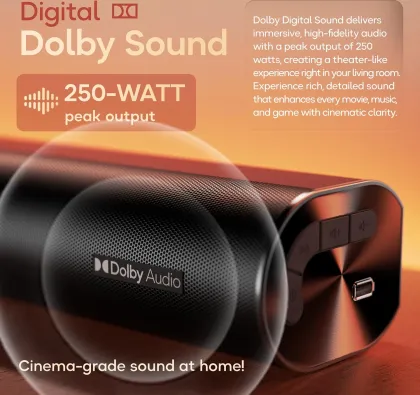 Boult Bassbox X250 250W Bluetooth Soundbar