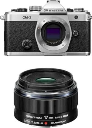 OM System OM-3 Mirrorless Camera with 17mm Lens