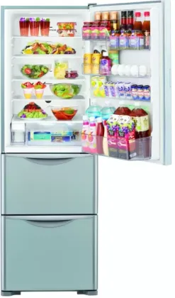 Hitachi R-SG38FPND 404L Triple Door Bottom Mount Refrigerator