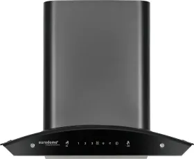 Eurodomo Hood Indigo PRO HC SC FL BK 60 Auto Clean Chimney