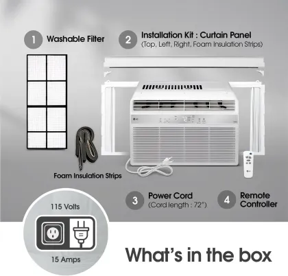 LG LW1025RSM 10000 BTU 115V Window AC