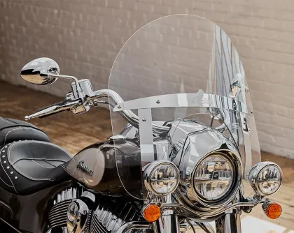 Indian Springfield Black Metallic with Titanium Metallic