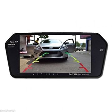 On Trade DOT Full HD LED Reverse Parking Screen with Bluetooth, MP5 SD Card, USB and Parking Camera (Black)