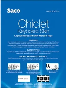 Saco Acer Aspire M3-581T Laptop Keyboard Skin