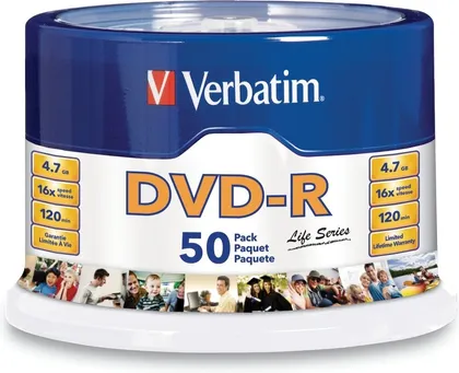 Verbatim DVD Recordable Spindle 4.7GB (Pack of 50) - image 2