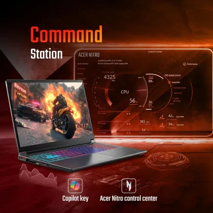 Acer Nitro 5 AN516-74G1 2026 Gaming Laptop (14th Gen Core i7/ 16GB/ 1TB SSD/ Win11/ 8GB RTX5050)