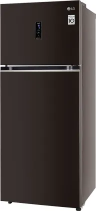 LG GL-T422VRSX 423L 3 Star Double Door Refrigerator