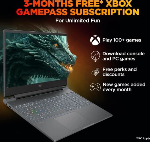 HP Victus 15-fa2500TX Gaming Laptop (Intel Core 5 210H/ 24GB/ 512GB SSD/ Win11/ 4GB RTX3050A)