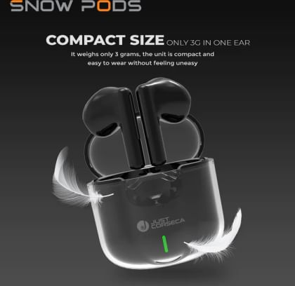 JUST CORSECA Snowpods True Wireless Earbuds