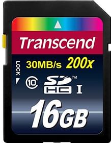 Transcend SDHC10 Premium 16GB Class 10 Memory Card