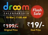 Droom Calendar 2019 at just Rs. 19