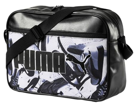 Puma 12 Ltrs Black-Sneaker Graphic Messenger Bag (7479501)