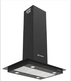 Faber Hercules Isola DTC BK 90cm Ceiling Mounted Chimney