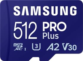 Samsung Pro Plus 512 GB Micro SDXC UHS-1 Memory Card