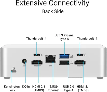 Asus NUC 15 Pro Plus RNUC15CRSU9089AU Barebones Mini PC (Intel Core Ultra 9 285H/ 32GB/ 1TB SSD/ Win 11) - image 4