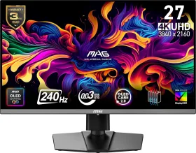 MSI MAG 272UP QD-OLED X24 26.5-inch Ultra HD 4K Gaming Monitor