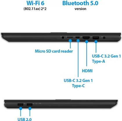 Asus Vivobook Pro 16X OLED M7600QC-L2044TS Gaming Laptop (Ryzen 9 5900HX/ 16GB/ 1TB SSD/ Win10 Home/ 4GB Graph)