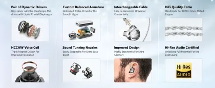 EarFun EH100 Wired Earphones