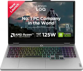 Lenovo LOQ 15AHP10 83JG00H0IN Gaming Laptop (AMD Ryzen 7 250/ 16GB/ 512GB SSD/ Win11/ 8GB RTX 5050 Graph)