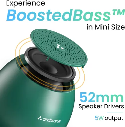 Ambrane MiniPod 5W Bluetooth Speaker