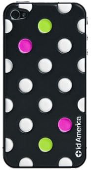 id America iPhone 4/4S Cushi Dot Soft Mobile Skin Disco